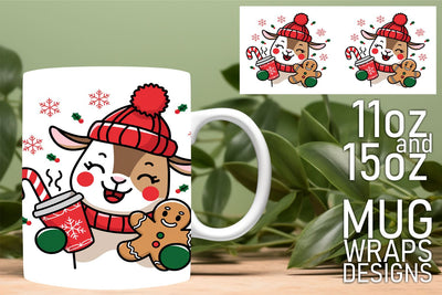 Transform your mug designs effortlessly, vibrant wraps! , Christmas Sublimation HoodArtCraft 