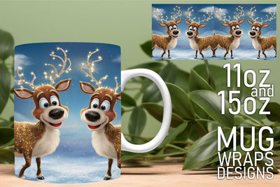 Transform your mugs, easy-to-use sublimation templates! , Christmas Sublimation HoodArtCraft 