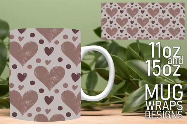 Transform your mugs effortlessly, stunning PNG designs! , Heart Sublimation HoodArtCraft 