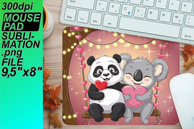 Transform your workspace with stunning mouse mat designs! , Valentines Sublimation HoodArtCraft 