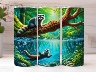Trash Panda, Raccoon Tumbler, Cute Animals, 20oz Tumbler, Wildlife Sublimation, Raccoon Lover Gift, Digital Tumbler Wrap Sublimation Lara' s Designs 
