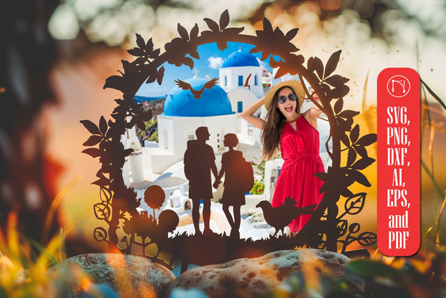 Travel Photo Frame Laser Cut SVG SVG MD JOYNAL ABDIN 