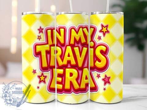 Travis Tumbler, Sublimation Design, 20oz Tumbler, Funny Gift, Personalized Tumbler, Trendy Decor, Pop Culture Gift, Taylor Swift Fans Sublimation ToriDesigns 