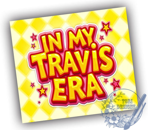 Travis Tumbler, Sublimation Design, 20oz Tumbler, Funny Gift, Personalized Tumbler, Trendy Decor, Pop Culture Gift, Taylor Swift Fans Sublimation ToriDesigns 