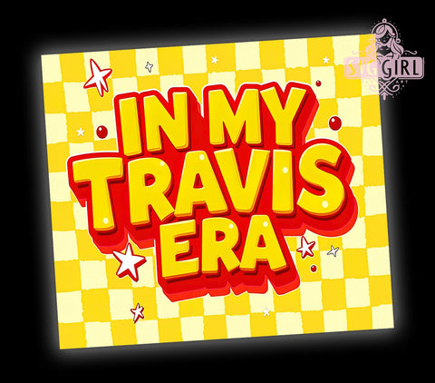 Travis Tumbler, Trendy Gifts, 20oz Tumbler, Sublimation Design, Pop Culture, Funny Tumblers, PNG File, Gift For Her Sublimation SvggirlplusArt 