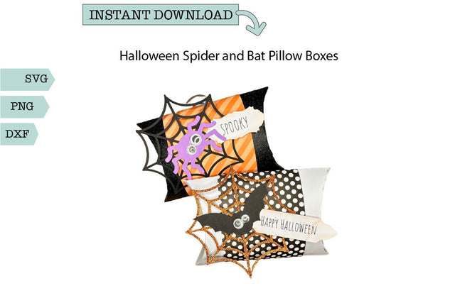 Treat Box-Halloween Treat Pillow Boxes SVG Sharia Morton Designs 