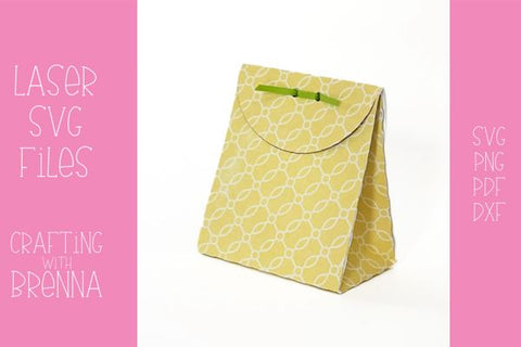 Treat Box SVG, Paper Box SVG, Laser SVG File, Paper Cut File SVG Crafting With Brenna 