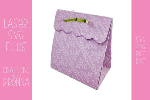 Treat Box SVG, Paper Box SVG, Laser SVG File, Paper Cut File SVG Crafting With Brenna 