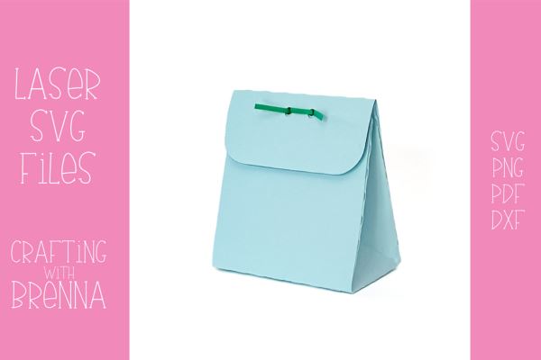 Treat Box SVG, Paper Box SVG, Laser SVG File, Paper Cut File SVG Crafting With Brenna 