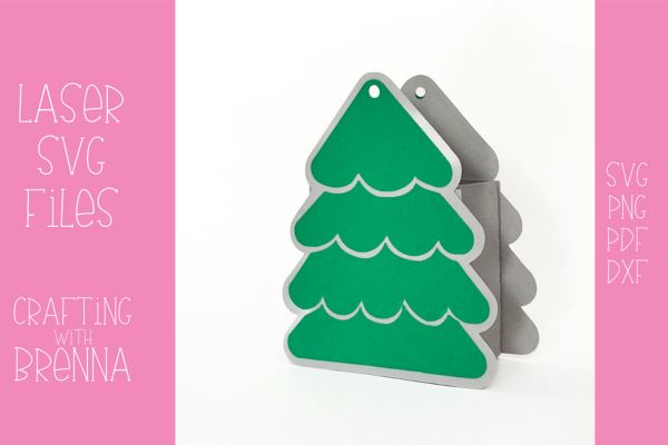 Treat Box SVG, Paper Box SVG, Laser SVG File, Paper Cut File SVG Crafting With Brenna 