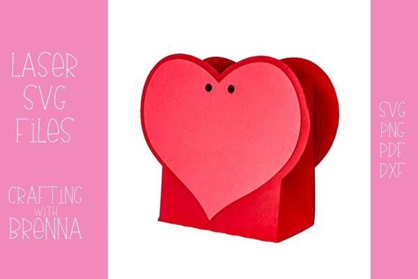 Treat Box SVG, Paper Box SVG, Laser SVG File, Paper Cut File SVG Crafting With Brenna 