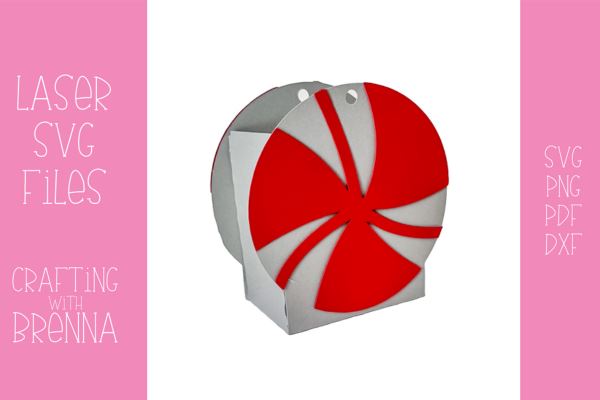 Treat Box SVG, Paper Box SVG, Laser SVG File, Paper Cut File SVG Crafting With Brenna 