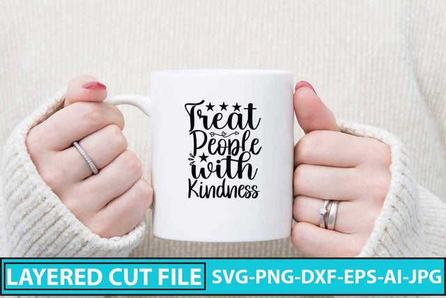 Treat People with Kindness SVG Cut File SVG Syaman 