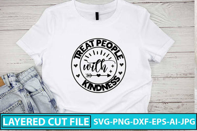 Treat People With Kindness SVG Design SVG Syaman 