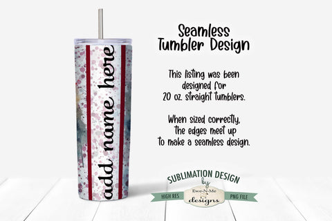 Treble Clef and Music Notes 20oz Seamless Tumbler Wrap Sublimation Ewe-N-Me Designs 