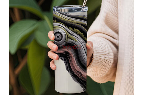 Tree Bark Camo 20oz Tumbler Wrap Sublimation DesignSVG 