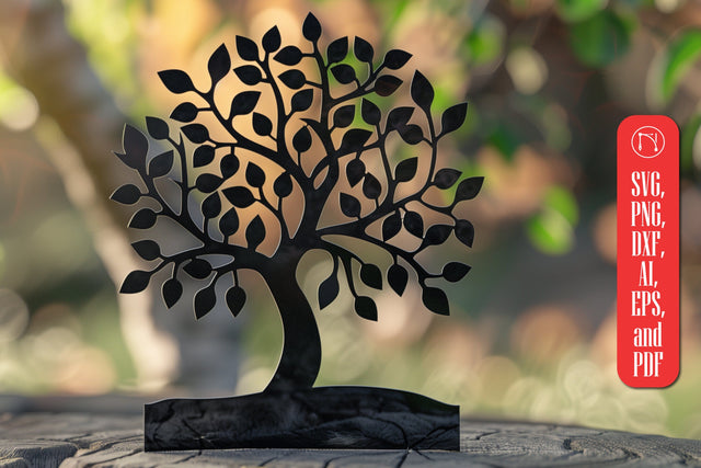 Tree Laser Cut SVG cut File SVG MD JOYNAL ABDIN 