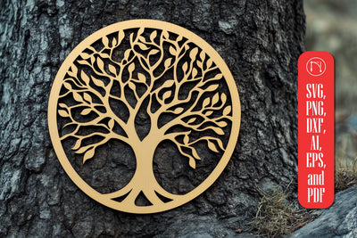 Tree Laser Cut SVG Cut File SVG MD JOYNAL ABDIN 