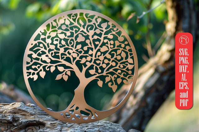 Tree Laser Cut SVG cut File SVG MD JOYNAL ABDIN 