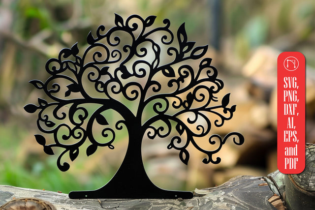 Tree Laser Cut SVG cut File SVG MD JOYNAL ABDIN 