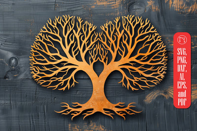 Tree Laser Cut SVG cut File SVG MD JOYNAL ABDIN 