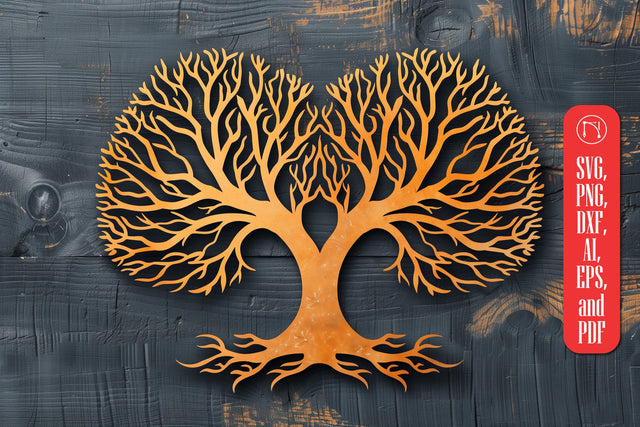 Tree Laser Cut SVG cut File SVG MD JOYNAL ABDIN 