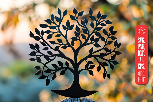 Tree Laser Cut SVG cut File SVG MD JOYNAL ABDIN 