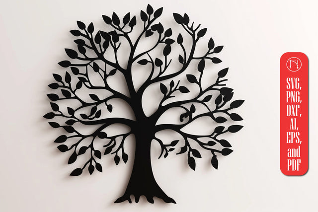 Tree Laser Cut SVG cut File SVG MD JOYNAL ABDIN 