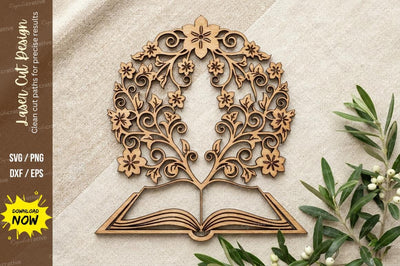 Tree Mandala Frame Laser Cut, tree svg, tree mandala svg SVG Regulrcrative 