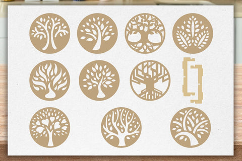 Tree of Life Coasters Laser Cut SVG SvgOcean 