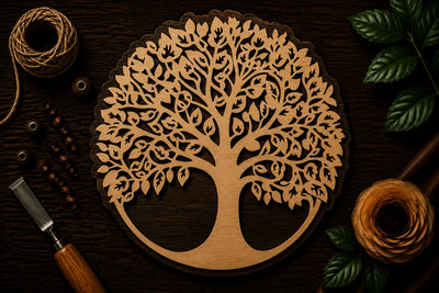 Tree of Life Decorative Laser Cut SVG File SVG Regulrcrative 