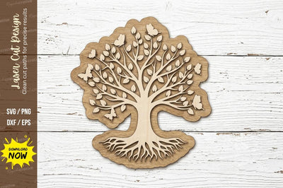 Tree of Life Design laser cut svg File SVG Regulrcrative 