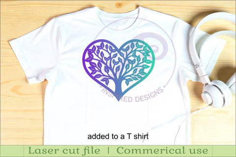 Tree of life heart wall sign, SVG file. design 2 SVG APInspireddesigns 