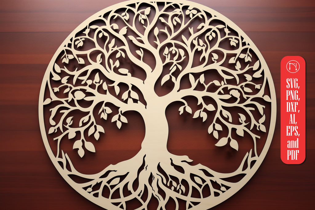 Tree of Life laser cut file SVG - So Fontsy