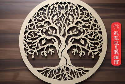 Tree of Life laser cut file SVG SVG MD JOYNAL ABDIN 