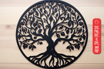 Tree of Life laser cut files SVG MD JOYNAL ABDIN 