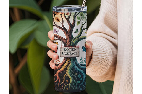 Tree of Life Seasons 20oz Tumbler Wrap Sublimation DesignSVG 