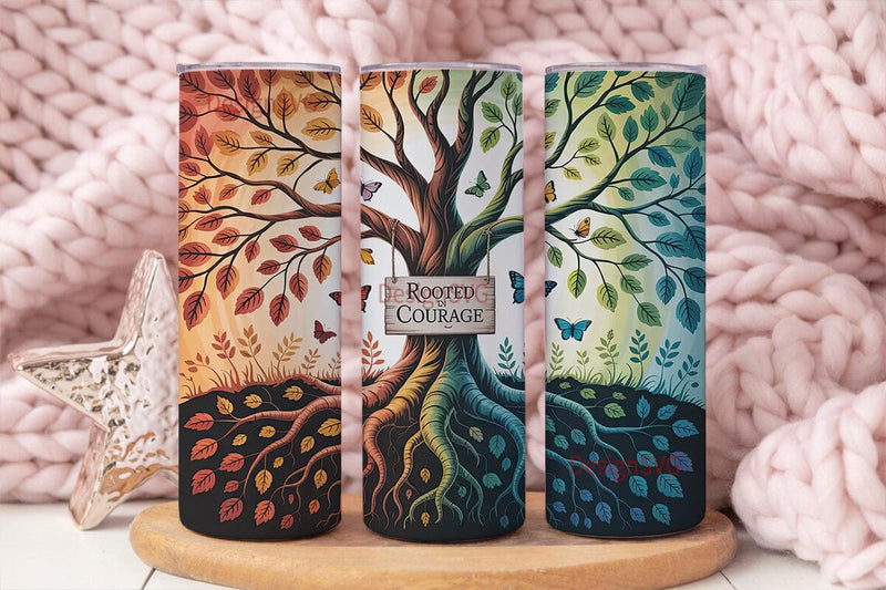 Tree of Life Seasons 20oz Tumbler Wrap Sublimation DesignSVG 