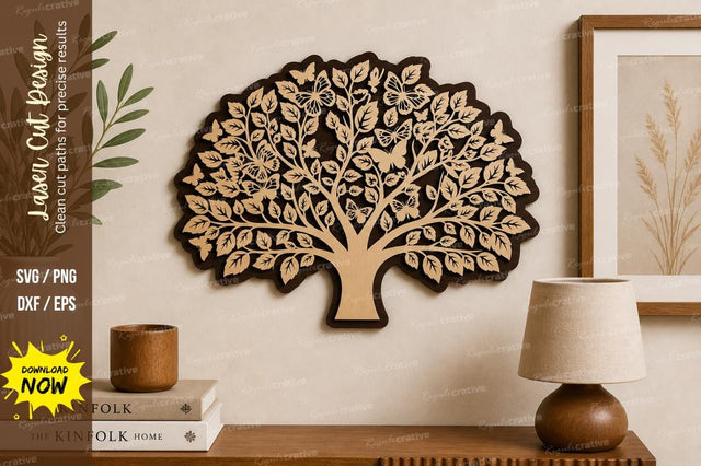 Tree of Life Wall Art laser Cut svg Cutting file SVG Regulrcrative 