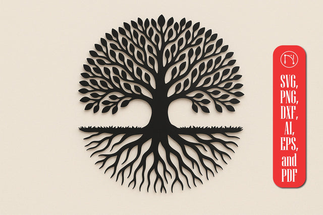 Tree of Life Wall Decor SVG Cut File SVG MD JOYNAL ABDIN 