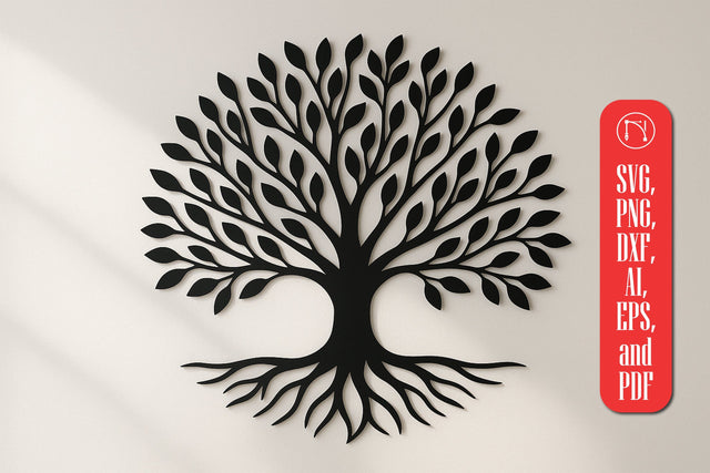 Tree of Life Wall Decor SVG Cut File SVG MD JOYNAL ABDIN 