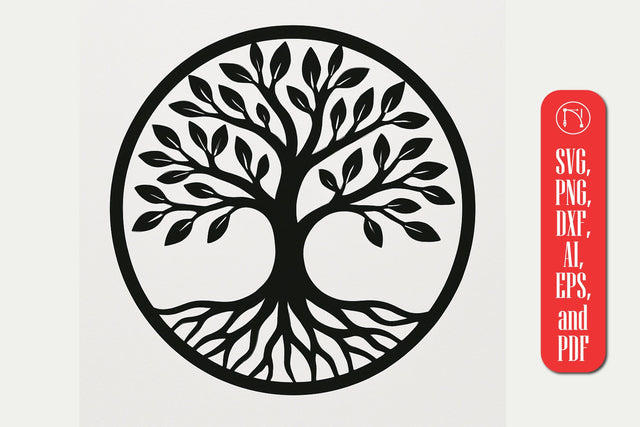 Tree of Life Wall Decor SVG Cut File SVG MD JOYNAL ABDIN 