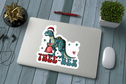 Tree rex Stickers Design Sublimation Regulrcrative 