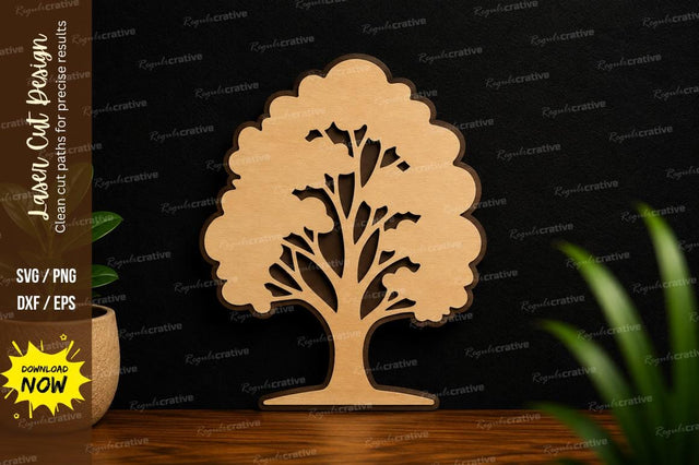 Tree Silhouette Laser Cut SVG SVG Regulrcrative 