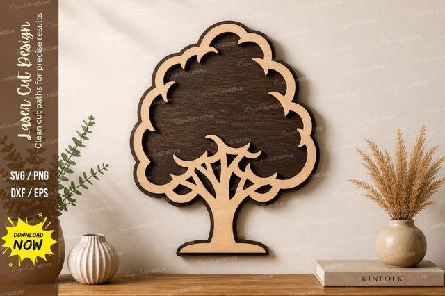 Tree Silhouette Wall Art laser Cut svg Cutting file SVG Regulrcrative 