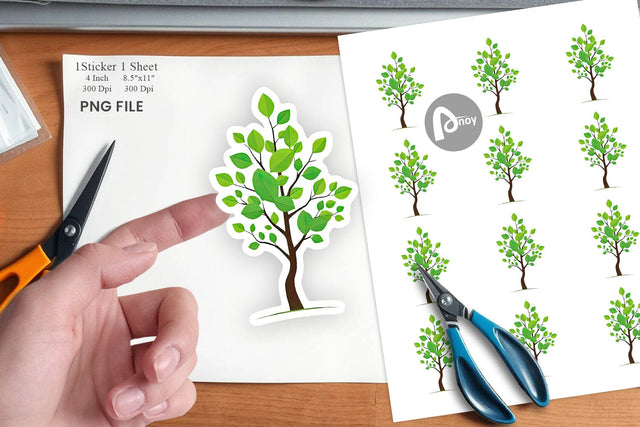 Tree Sticker Sublimation artnoy 