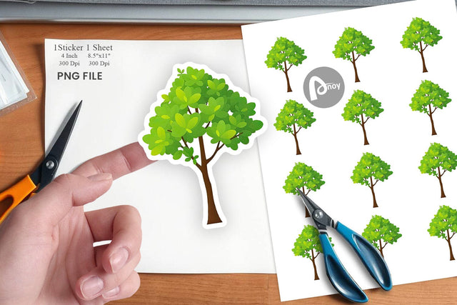 Tree Sticker Sublimation artnoy 
