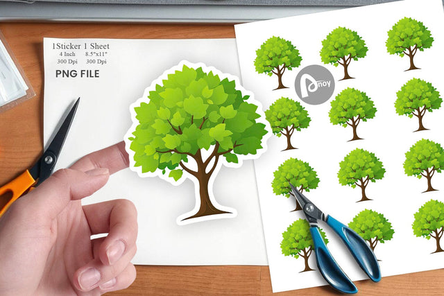 Tree Sticker Sublimation artnoy 