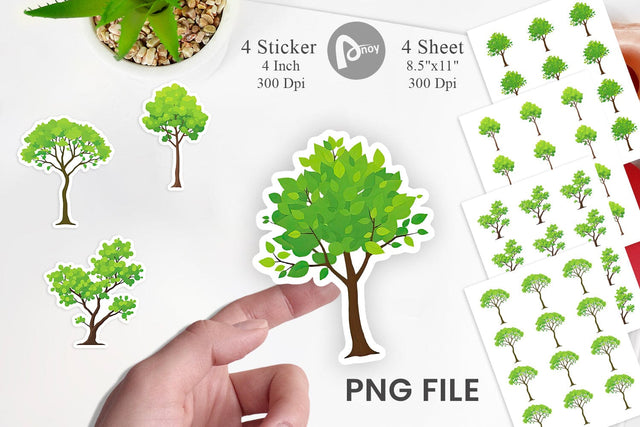 Tree Sticker Sublimation artnoy 