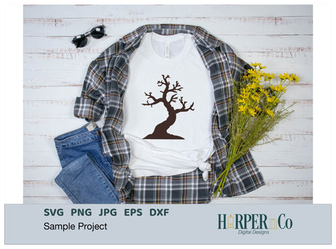 Tree SVG PNG Cut EPS File SVG HarperNCo 